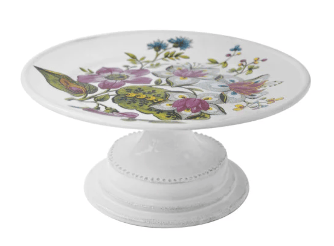 Astier De Vilatte/John Derian Small Floral Cake Stand - Image 1 of 2