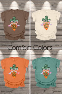 Image 1 of Happy Easter Carrot Adult Short Sleeve
