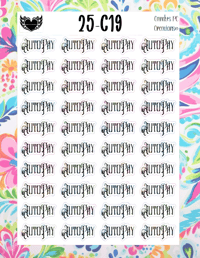 Image 20 of Auto Pay Sticker Font C-C24