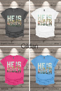 Image 2 of He is Risen Adult Short Sleeve