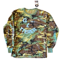 Image 1 of Camo Smiley Longsleeve