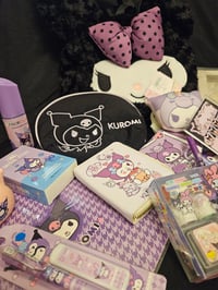 Image 4 of Kuromi Plushy  Polka Dot Shoulder Bag Bundle 