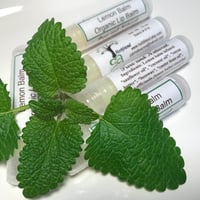 Image 2 of Lemon Balm Herb Lip Balm, Melissa officinalis balm, Organic Ingredients