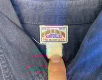 Image 3 of Real McCoys 8 hour union work shirt, size 15 (M)