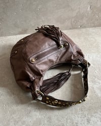 Image 3 of STUD LEATHER BAG NO. 2