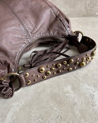 Image 4 of STUD LEATHER BAG NO. 2