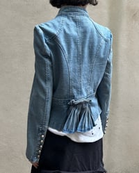 Image 3 of LIGHT DENIM MILITARY JACKET