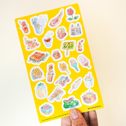 Planilla de stickers: Ambulantes