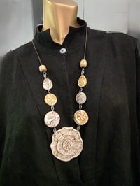 Image 1 of Long Floral Statement Necklace (PCJ002)