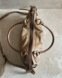 Image 14 of CARAMEL LEATHER SHOULDER BAG