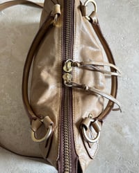 Image 13 of CARAMEL LEATHER SHOULDER BAG