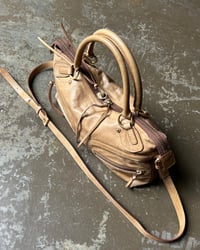 Image 18 of CARAMEL LEATHER SHOULDER BAG