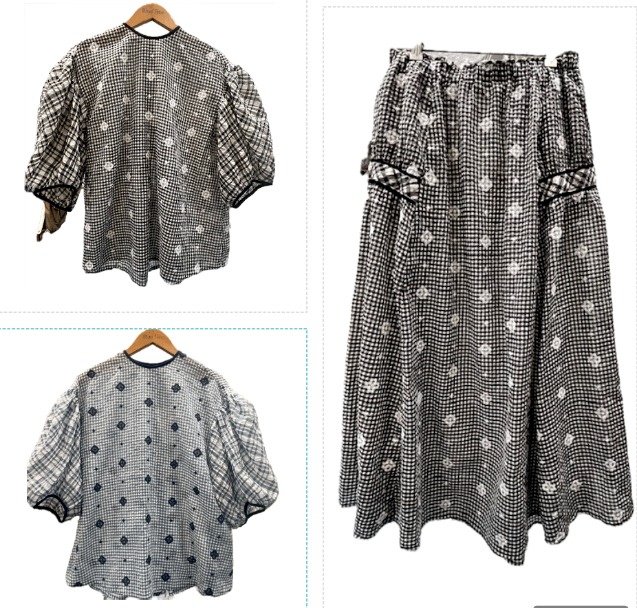 Antipast SS'26 Embroidered Top and Skirt - Image 1 of 5