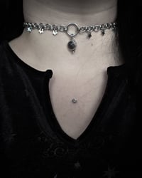 Image 1 of Amethyst chain necklace 