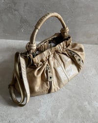 Image 1 of SLOUCHY BEIGE LEATHER BAG