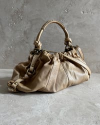 Image 2 of SLOUCHY BEIGE LEATHER BAG