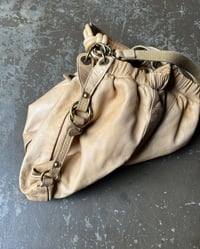 Image 10 of SLOUCHY BEIGE LEATHER BAG
