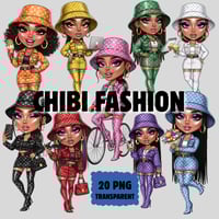 Image 1 of Chibi Luxury Fashion Dolls