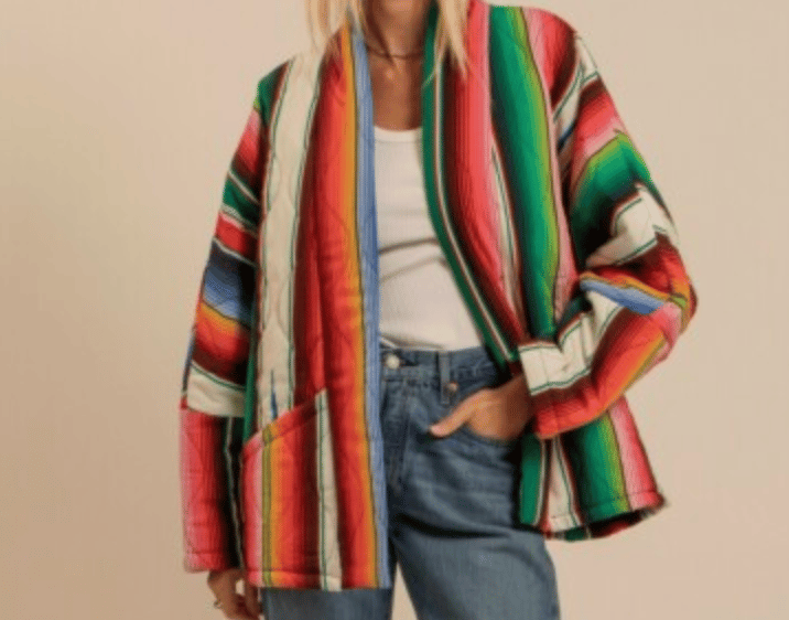 The Quilted Jackets-Metallics and Stripes for Spring! - Image 1 of 3