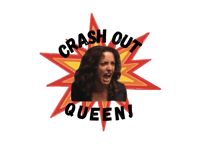 CRASH OUT QUEEN BETTE STICKER- PRE ORDER 