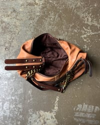 Image 8 of BURNT ORANGE LEATHER CHAIN BAG