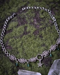 Image 2 of Green tourmaline with star