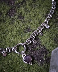 Image 3 of Amethyst chain necklace 