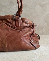 Image 9 of DISTRESSED LEATHER BOSTON BAG