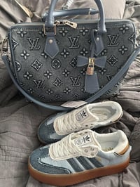 LV Blue Washed Denim Set