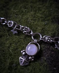 Image 3 of Moonstone chainmail necklace 