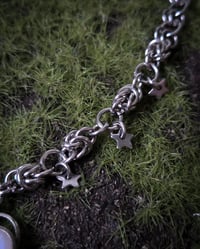 Image 4 of Moonstone chainmail necklace 