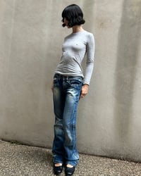 Image 2 of DISTRESSED DENIM JEANS NO. 3