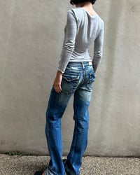 Image 3 of DISTRESSED DENIM JEANS NO. 3