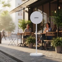 Image 1 of Circle Standing Round Sign