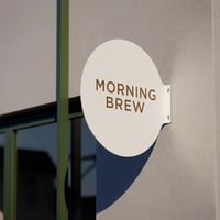 Image 3 of Circle Blade Sign / Shop Sign / Cafe Signage