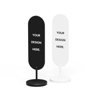 Image 1 of Oval Standing Curve Sign