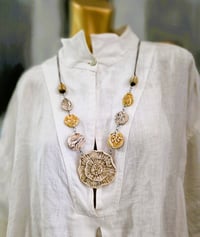 Image 7 of Long Floral Statement Necklace (PCJ002)