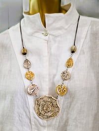 Image 9 of Long Floral Statement Necklace (PCJ002)