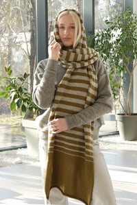 Image 1 of baby alpaca and merino throw