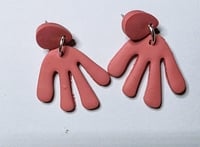 Image 3 of Matisse Style Stud Earrings - Brights: (PCE053)