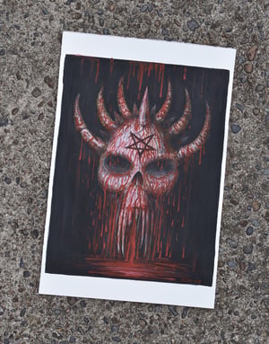 Image of BLEEDING INSANITY MkIII - small original painting