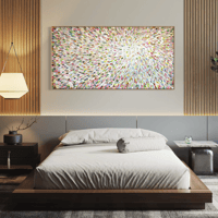 Image 9 of 'Inflorescence' - 180x90cm, FRAMED in Natural oak