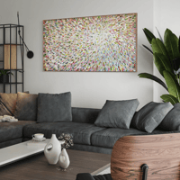 Image 10 of 'Inflorescence' - 180x90cm, FRAMED in Natural oak