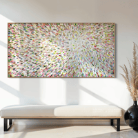 Image 12 of 'Inflorescence' - 180x90cm, FRAMED in Natural oak