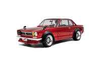 Image 1 of 1:18 1970 NISSAN SKYLINE (C10) HAKOSUKA SOLIDO WORKS – RED METALLIC – 1970