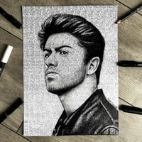 Original drawing of George Michael