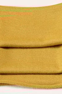 Image 2 of baby alpaca fine scarf _ honey