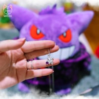 Image 2 of Gengar Shadow Ball Necklace