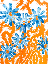 Image 3 of Flowers On The Move - A4 Riso Print