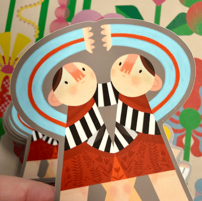 Neurodivergence Bundle! 3 Vinyl Stickers & a ZINE! "stimming & other confessions"